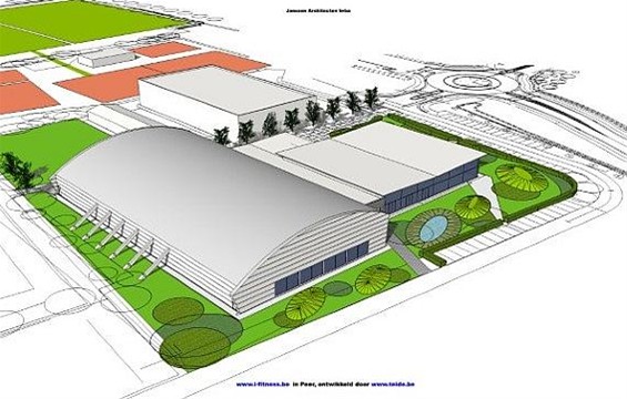 Nieuw sportcomplex op De Deuster - Peer