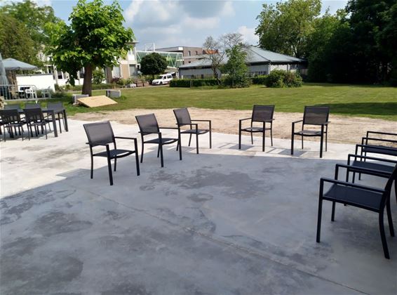 Nieuw terras bij De Kempkens - Hamont-Achel