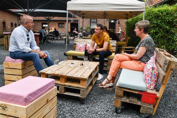 Nieuw terras 'handmade bij VIBO' - Beringen