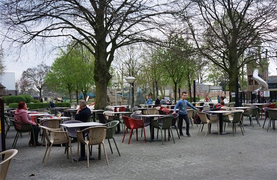 Nieuw terras op 't Pelterke - Overpelt