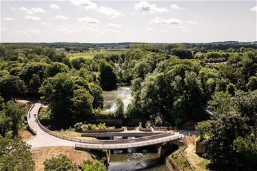Nieuwe fietsbrug in Schaffen - Beringen