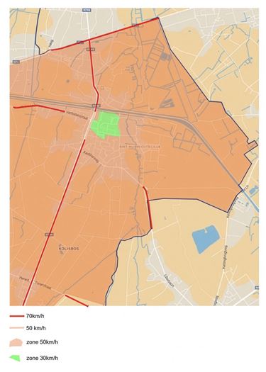 Nieuwe snelheidszonering vanaf vrijdag in Lille - Pelt