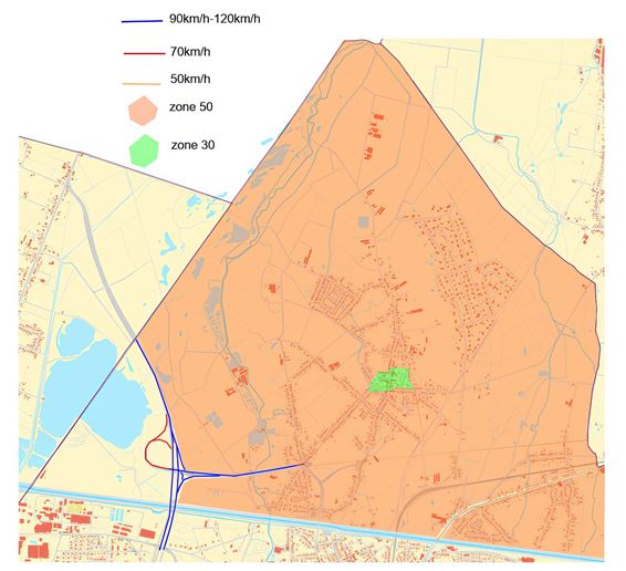 Nieuwe snelheidszones in Grote Heide en Damsheide - Pelt