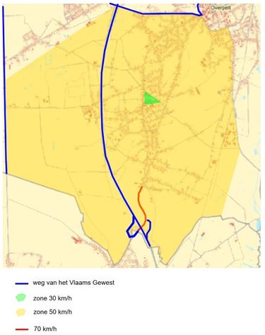 Nieuwe snelheidszones in Lindel-Hoeven - Pelt