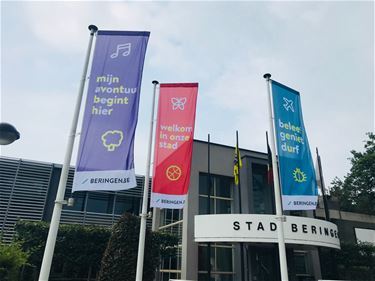 Nieuwe vlaggen stad Beringen - Beringen