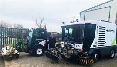 Nieuwe veegwagen voor onderhoud fietspaden - Beringen