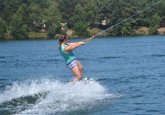 Nieuwe waterskibaan in Vossemeren - Lommel