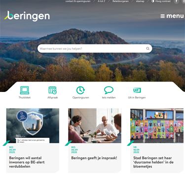 Nieuwe website stad Beringen - Beringen