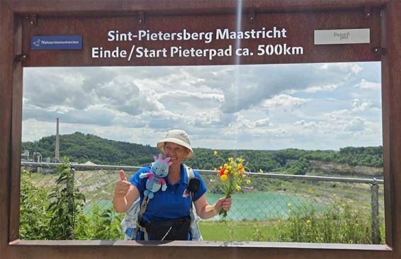 Nineke liep 500km voor het goede doel - Beringen