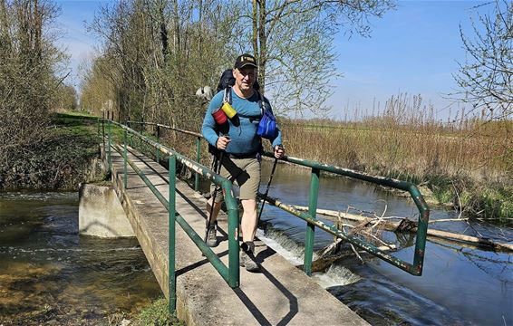 Beringen - Nog 800km te gaan voor Christophe