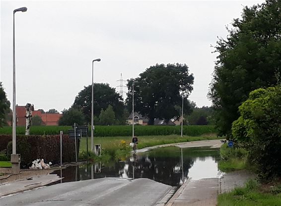 Nog altijd wateroverlast in de Dijkstraat - Pelt