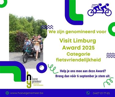 Nominaties Visit Limburg Awards - Beringen