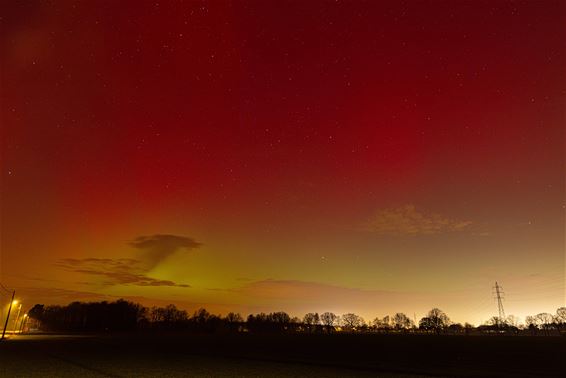Noorderlicht verrast Noord-Limburgse hemel (2) - Pelt