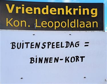 Nu woensdag is het weer Buitenspeeldag - Lommel
