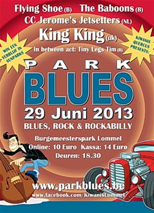 Nu zaterdag 9de editie 'Parkblues' - Lommel