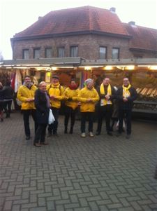 NV-A Beringen voert actie op de markt - Beringen