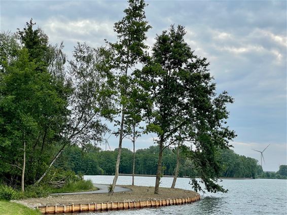 Oevers en fietspad Paalse Plas hersteld - Beringen