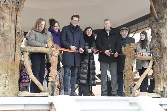 Officiële inhuldiging gerestaureerde kiosk - Beringen