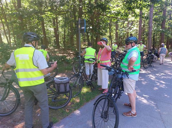 OKRA Grote Heide fietste door de bomen - Pelt