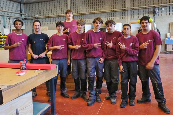 Okra Koersel op bezoek bij Spectrumcollege - Beringen