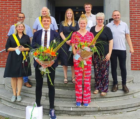 Olympische kajakkers gehuldigd - Hechtel-Eksel