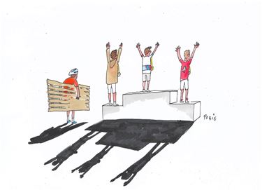 Olympische Spelen: de plank...