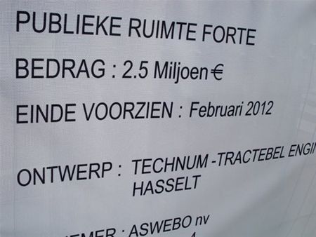 Omgevingswerken Forté duren 9 maanden - Neerpelt