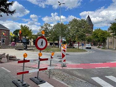 Omleiding aan rotonde Heppen - Beringen