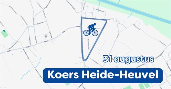 Lommel - Omleiding Heide-Heuvel op 31 augustus