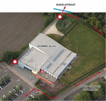 Omleiding tijdens werken aan Dommelslag - Pelt