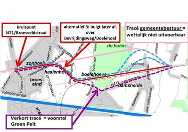 'Omleidingsweg doorheen De Holen onmogelijk' - Pelt