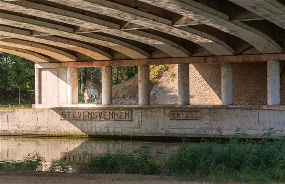 Onder de brug van Stevensvennen - Lommel