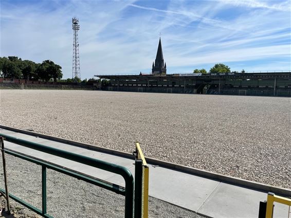 Ondergrond kunstgrasveld klaar - Beringen