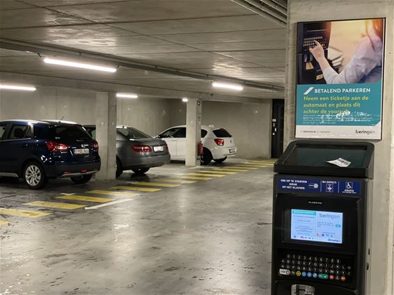 Ondergrondse parking: altijd een ticket nemen! - Beringen