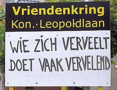 Ondertussen, in de Koning Leopoldlaan... - Lommel