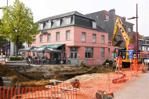 Ondertussen, in het centrum van Beringen - Beringen