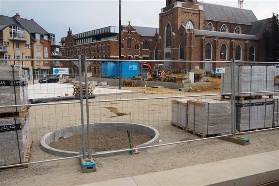 Ondertussen, in het centrum van Beringen - Beringen