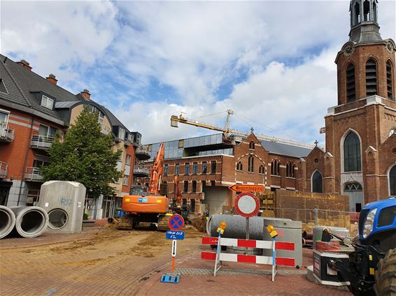 Ondertussen, in het centrum van Beringen - Beringen