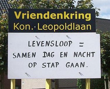 Ondertussen, op de Leopoldlaan... - Lommel