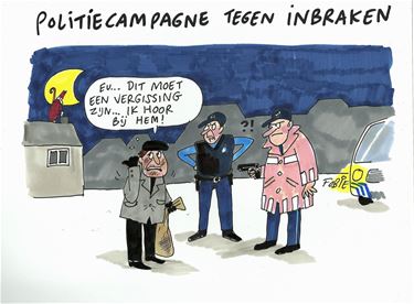 Ondertussen, tijdens een politiecontrole...