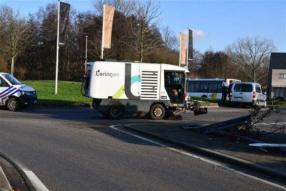 Ongeval op rotonde - Beringen