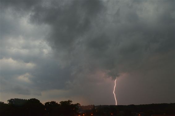 Onweer boven Beringen - Beringen