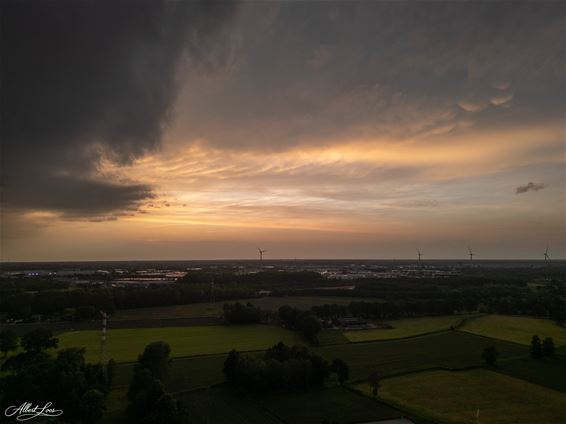 Onweer scheert langs Pelt voorbij - Pelt