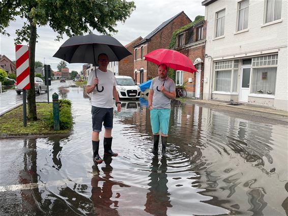 Onweer = wateroverlast - Beringen