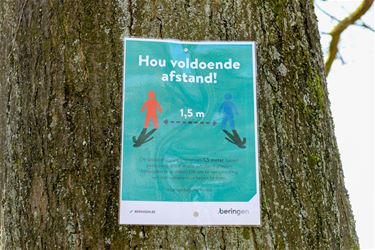 Ook afstand houden in natuurgebieden - Beringen