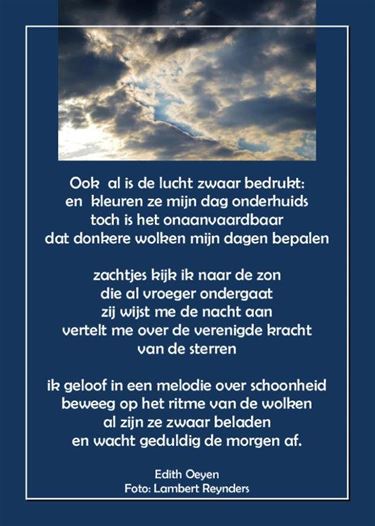 Ook al is de lucht zwaar bedrukt - Beringen