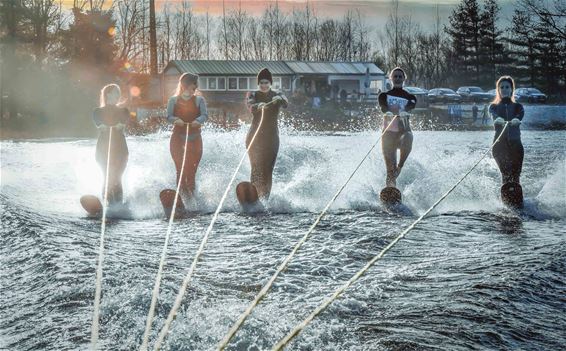 Ook in de winter is er waterski - Lommel