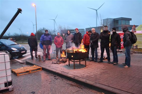 Ook in onze stad stakingspiketten - Lommel