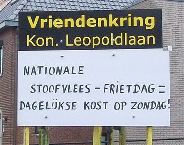 Ook voor u 'stoofvlees-friet' nu zondag? - Lommel