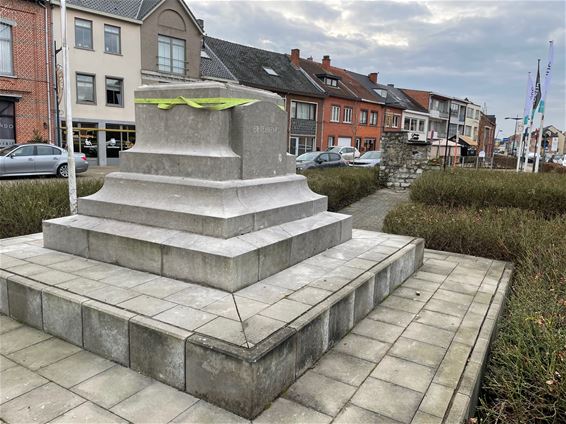 Oorlogsmonument in restauratie - Beringen